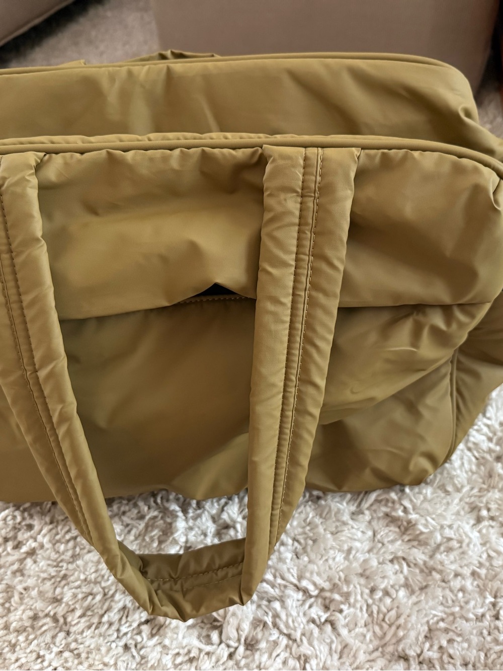 Calpak Luka Duffel in Khaki - Picture 3 of 8